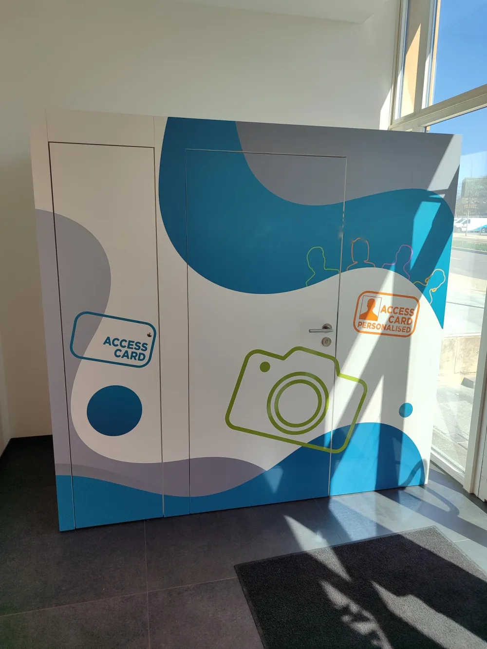 Cabine photo automatisée pour entreprise