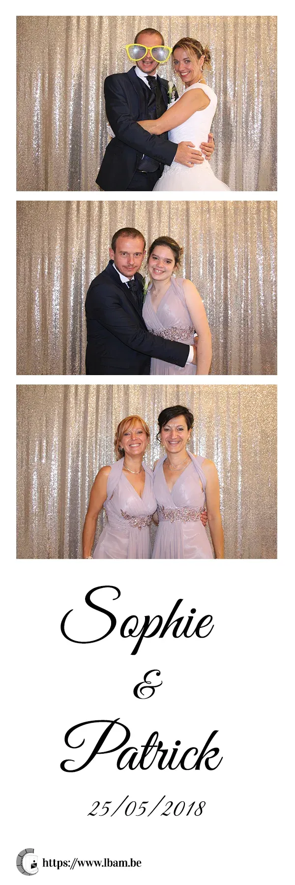 Exemple de cadre photo personnalisé photobooth