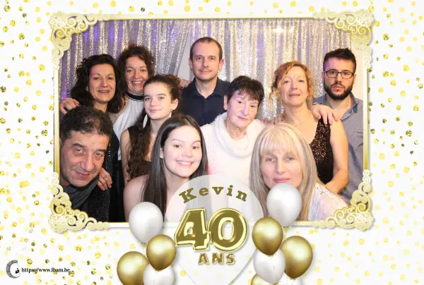 Exemple de cadre photo personnalisé photobooth