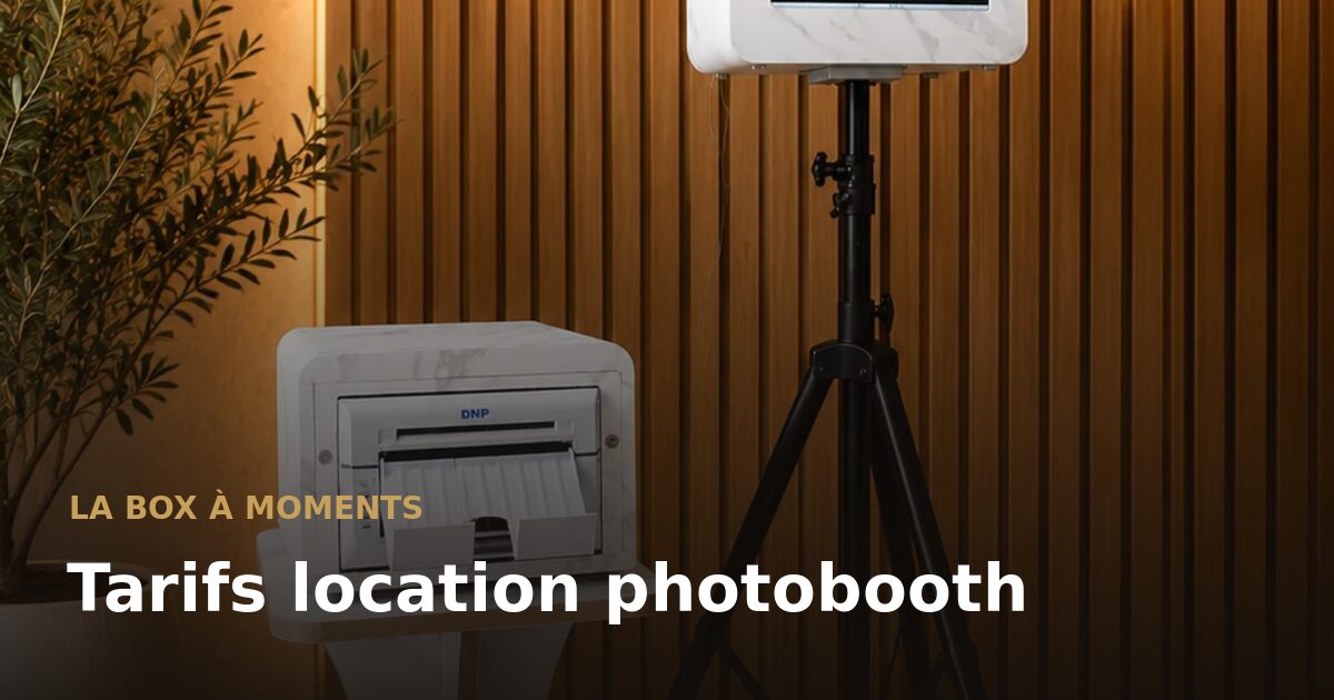Photobooth numérique ou avec impressions ?